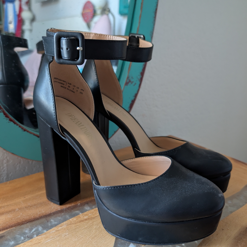 Black Platform Heels